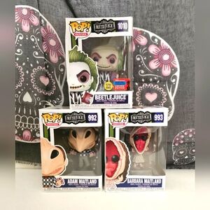 Funko pop Beetlejuice set